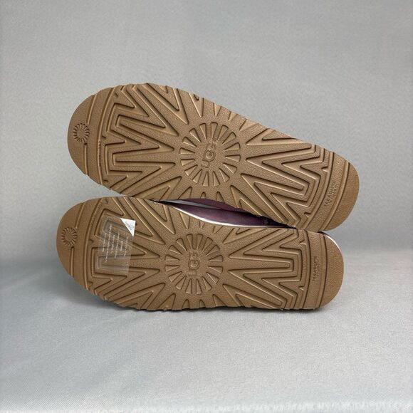 New Women's Sz 8 UGG Boots Bailey Bow Metallic LRFG Lavendar Fog Sold Out Rare! - Picture 12 of 12